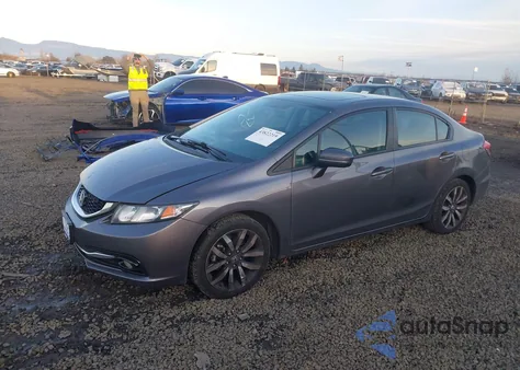 2015 Honda Civic Ex-L from USA, damaged, VIN 19XFB2F94FE287459